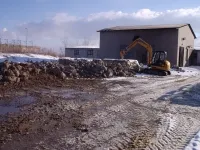 Likvidace betonových podstavců