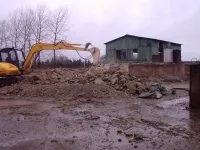 Likvidace betonových podstavců