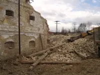 Likvidace objektu stodoly v obci Kokovice